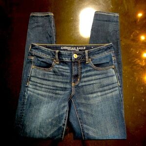 American Eagle Super Super Stretch x4 Jeggings Size 6 LONG